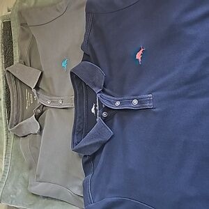 Set of 2 sz LG Men's Tommy Bahama Polo